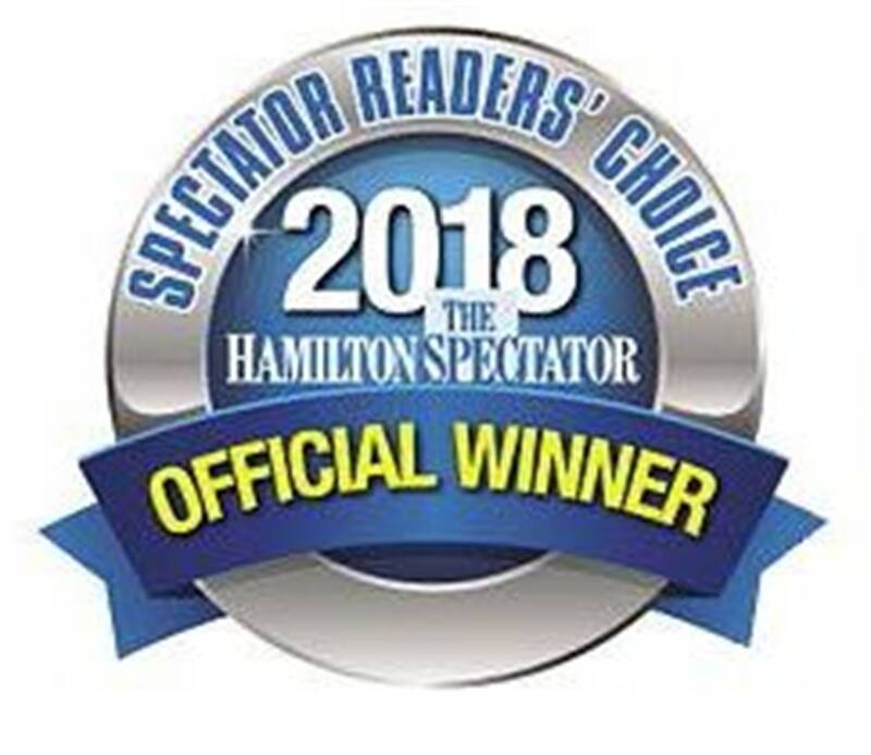 The Hamilton Spectator Readers' Choice 2018 - Platinum Winner
