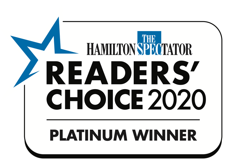 The Hamilton Spectator Readers' Choice 2020 - Platinum Winner Logo