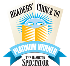 The Hamilton Spectator Readers' Choice 2009 - Platinum Winner